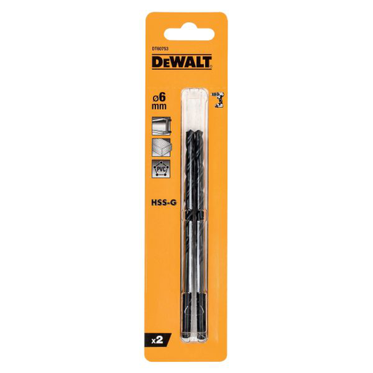 Dewalt DT60753-QZ Borr 2-pack 6 x 139 mm