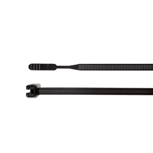 Hellermann Tyton 109-00076 Buntband svart, 100-pack 210 x 4,7 mm