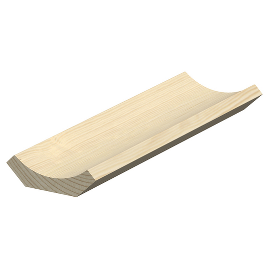 20X69 HÅLKÄLSLIST OBH L=3,6M TÄCKER 49MM FURU RAW (8) | Beijerbygg Byggmaterial