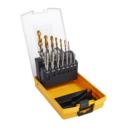 Ironside 202868 Gängtappsats 14 delar, M3-M12
