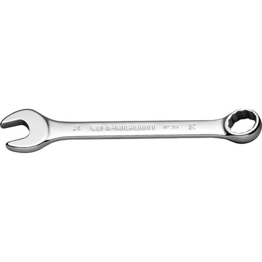 Facom 39.10 U-ringnyckel kort, vinklad 15°, 10mm