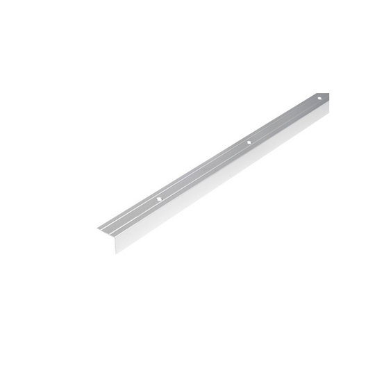 TRAPPKANTLIST 25X20MM SILVER 270CM INKLUSIVE SKRUV | Beijerbygg Byggmaterial